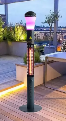 Pyramid patio heater